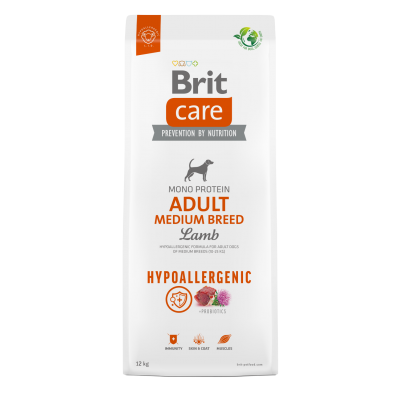 BRIT CARE ADULT MEDIUM LAMB & Rice (ЈАГНЕШКО и ориз) (12 kg)
