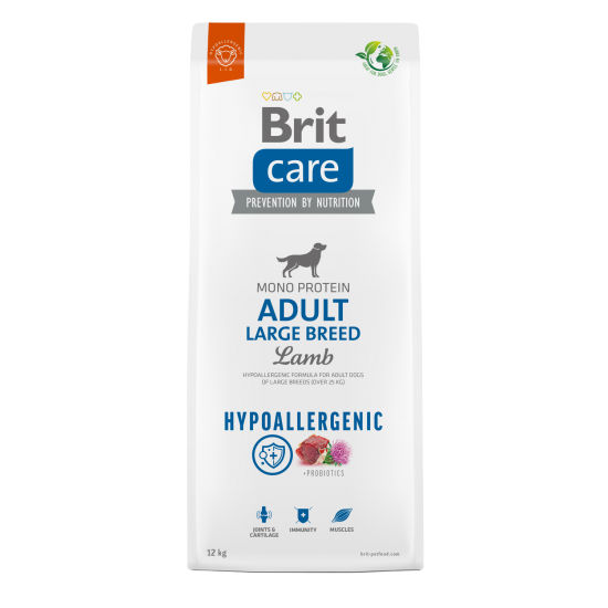 BRIT CARE ADULT LARGE BREED LAMB & RICE (ЈАГНЕШКО и ориз) (12+2 kg)