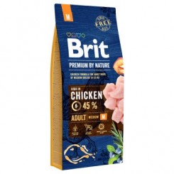 BRIT NATURE ADULT M (15 kg)