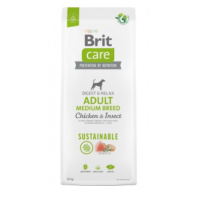 BRIT CARE ADULT M CHICKEN & INSECT (12 kg)