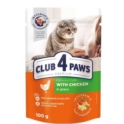 CLUB 4 PAWS CAT CHICKEN  (100 gr.)