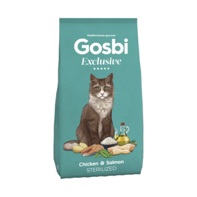 GOSBI EXLUSIVE CHICKEN & SALMON STERILISED (6kg)