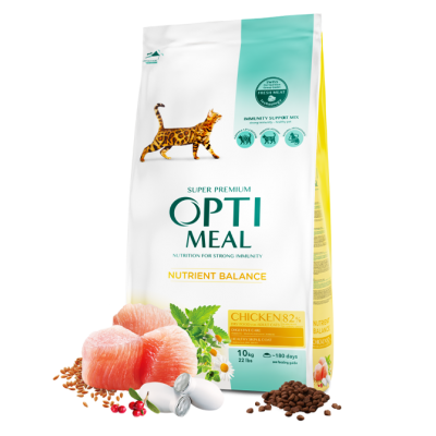 OPTIMEAL  CAT ADULT CHICKEN  (10 kg)