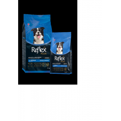 REFLEX + ADULT MEDIUM&LARGE SALMON (12 kg)