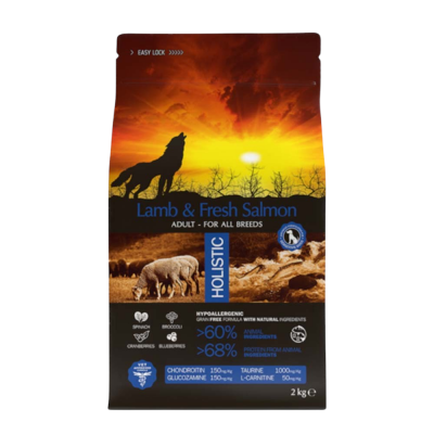 AMBROSIA GRAIN FREE DOG ADULT LAMB & FRESH SALMON (12 kg)