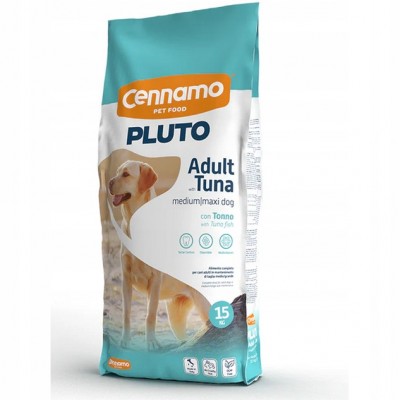 PLUTO  DOG ADULT MED/MAXI TUNA (15 kg)