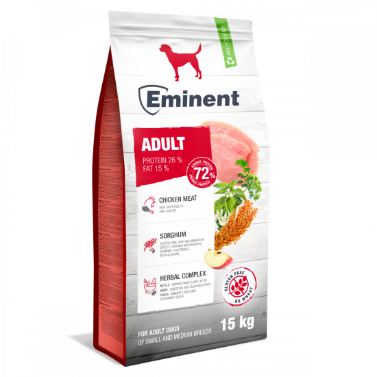 EMINENT ADULT SMALL & MEDIUM BREED (15+2 kg)