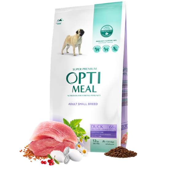 OPTIMEAL DOG ADULT MINI DUCK  (12 kg)