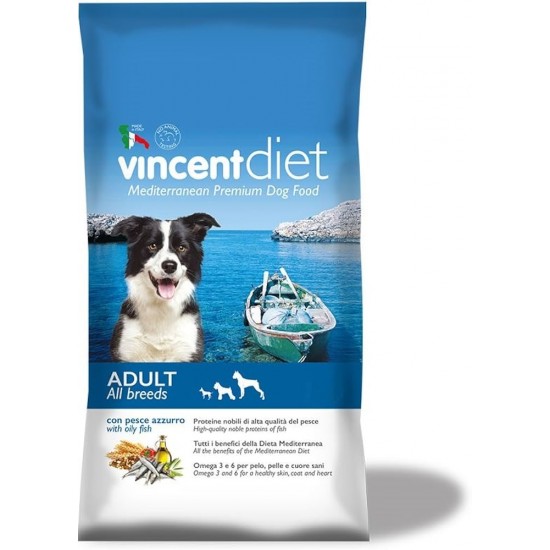 VINCENT DIET ADULT BLUE FISH (15 kg)