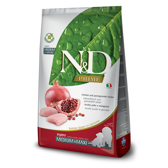 ND PRIME CHICKEN & POMEGRANATE PUPPY MEDIUM&MAXI (12 kg)