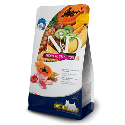 N&D DOG TROPICAL SELECTION LAMB ADULT MINI (5 kg)