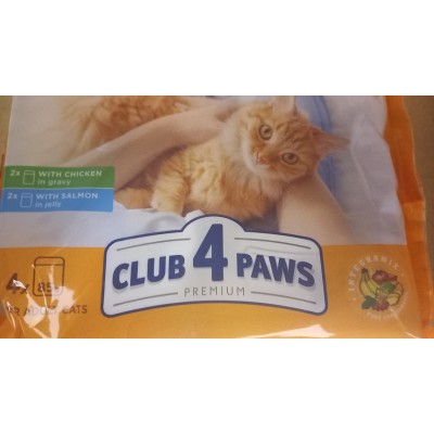 CLUB 4 PAWS CAT MIX (4x85 gr.)