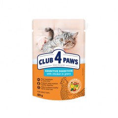 CLUB 4 PAWS CAT SENSITIVE DIGESTION  (80 gr.)