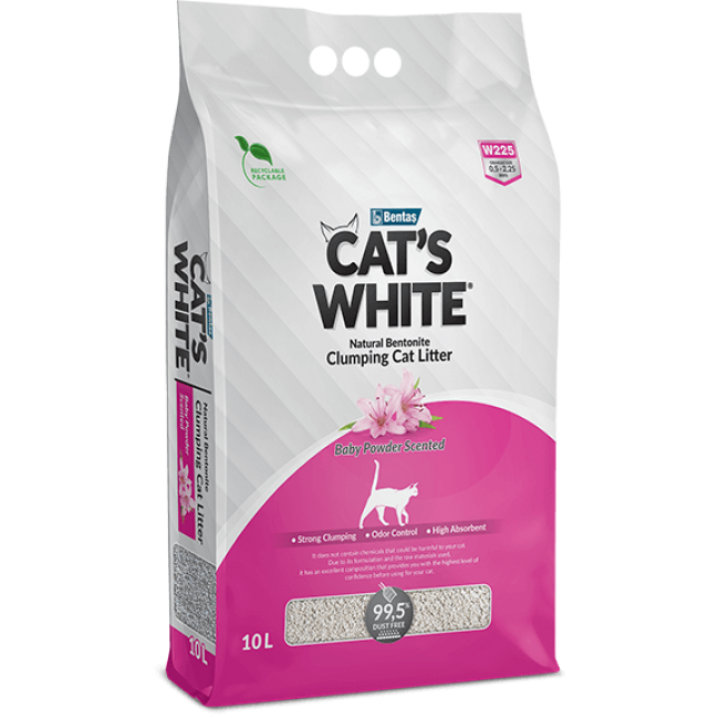 CATS WHITE клампинг бебешка пудра (5 л.)