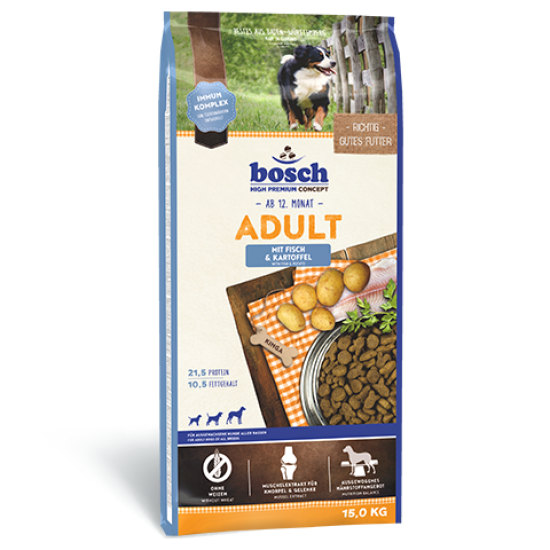 BOSCH ADULT FISH & POTATO (РИБА и компир) (3 kg)