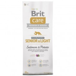 BRIT CARE SENIOR 7+ & LIGHT SALMON & POTATO (ЛОСОС и компир) (12 kg)
