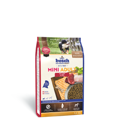 BOSCH MINI ADULT LAMB & RICE (ЈАГНЕШКО & ориз) (15 kg)